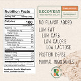 Realand Recovery Protein, batido post entreno, se absorbe rápido para recuperación muscular.
