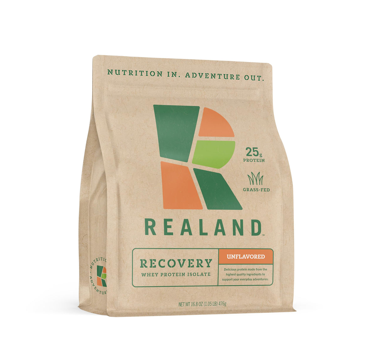 Realand Recovery Protein, envase lata, ideal para batidos rápidos tras entreno.