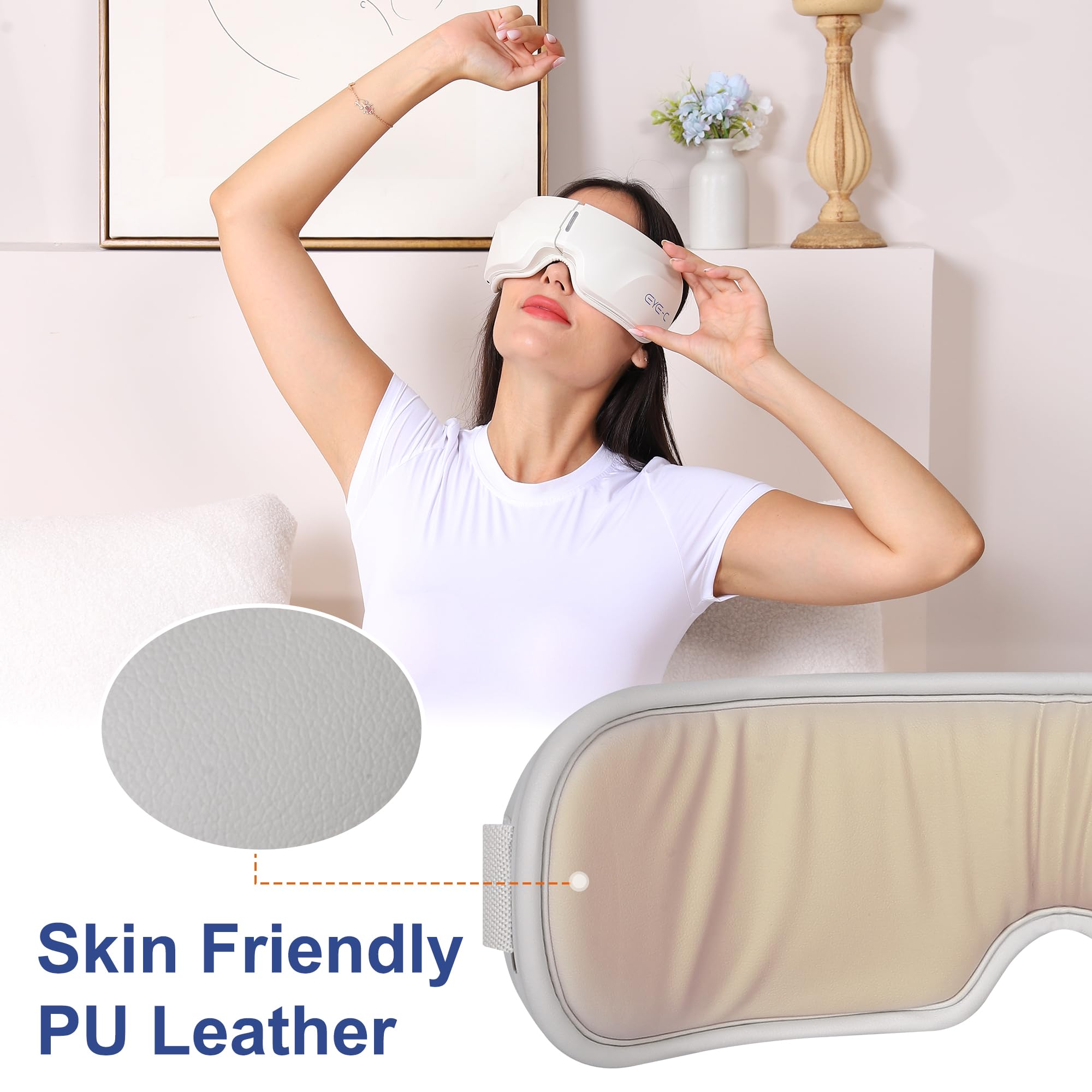 Eye-C Eye Massager facilita un ajuste personalizado para sesiones cómodas
