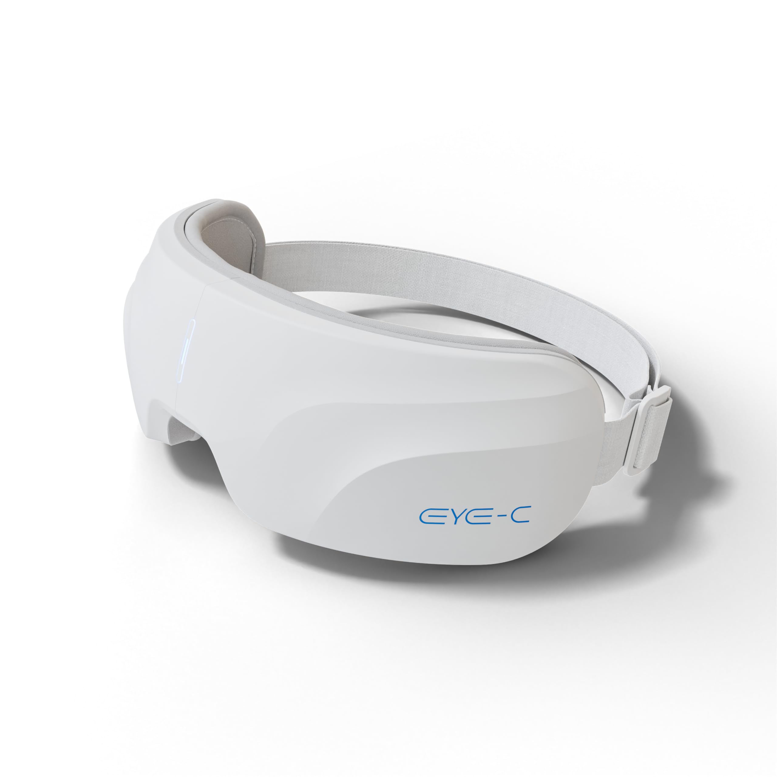REATHLETE Eye-C Eye Massager en uso en casa para relajación ocular