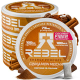 Bolsita Rebel Supplements con canela-mocha para energía sostenida sin irritación