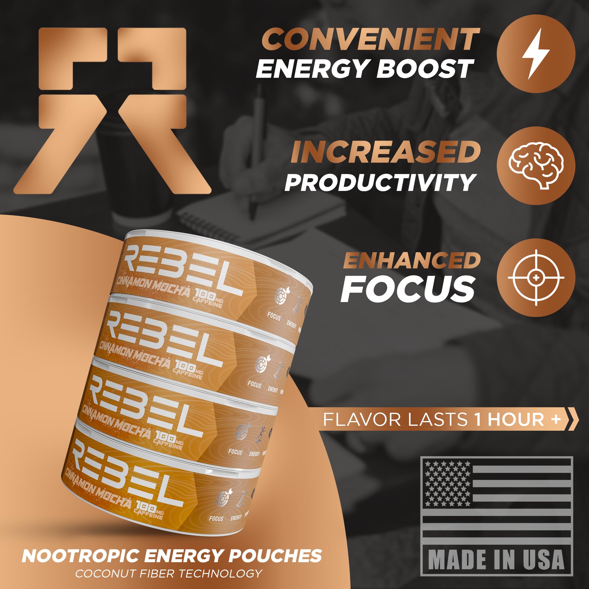 Producto fabricado en EE. UU. con calidad cgmp de Rebel Supplements