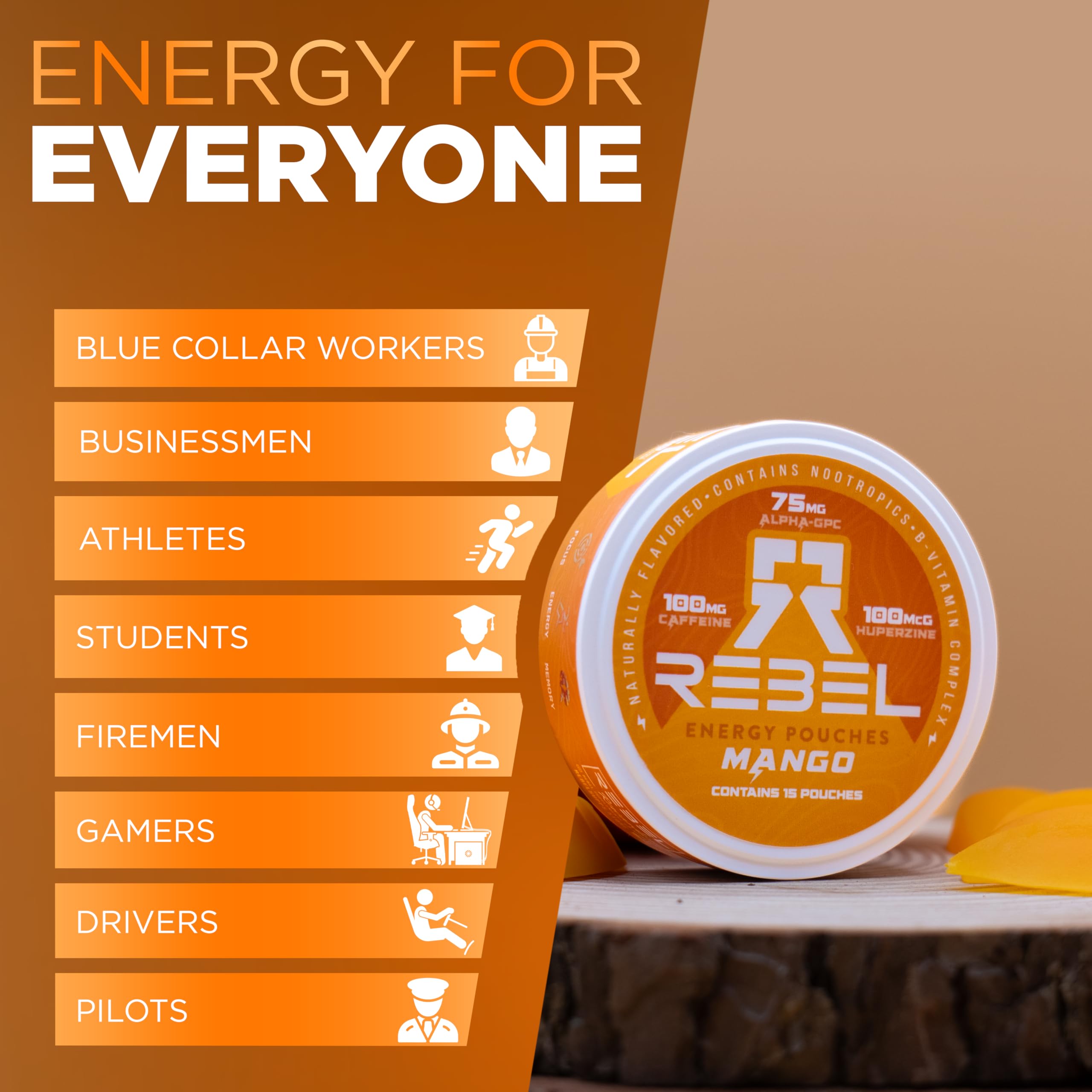 Rebel Supplements sabor menta mango bolsa: sabor fresco que acompaña durante más de una hora