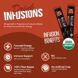 Rebellious mezcla naranja orgánica, vaso con agua fría: energía rápida para entrenamientos.