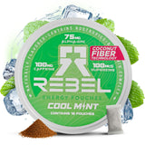 Rebel Supplements lata mentas frescas para energía sostenida durante el día.