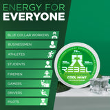Rebel Supplements tecnología fibra de coco para una experiencia limpia.