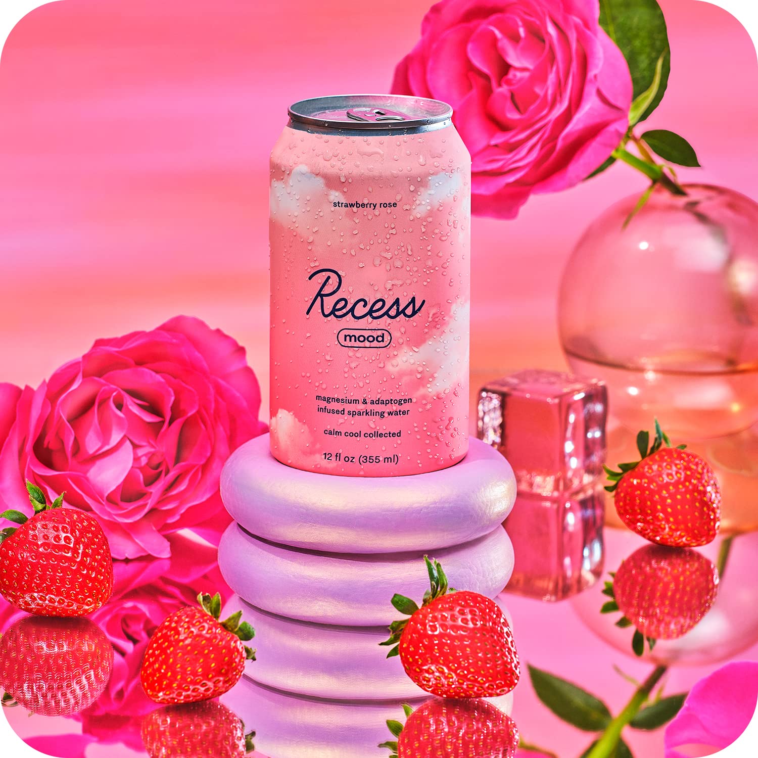 Pétalos de rosa en Recess Mood aportando aroma floral