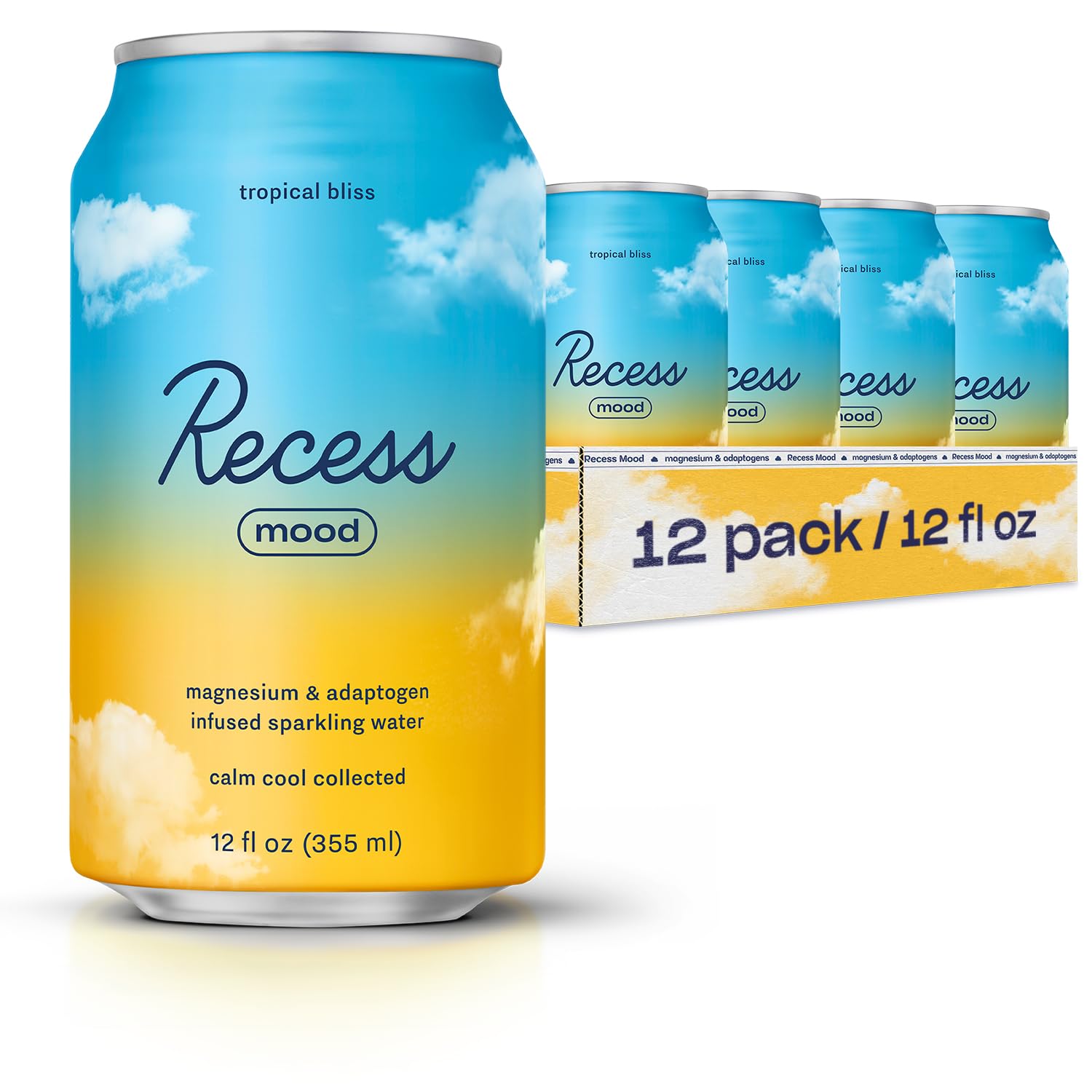 Recess Mood lata 12 oz relajante tropical para la tarde