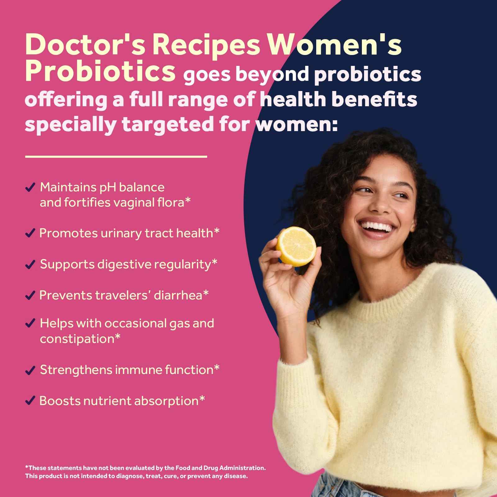 Recetas del Doctor probióticos con prebióticos, enzimas y arándano