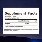 Tabletas de Melatonina 10 mg de Recetas del Médico para dormir mejor.