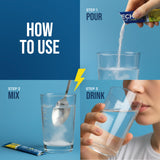 Bebida de electrolitos Recharge Element en vaso para entrenamientos