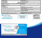 Recticare crema lidocaina 5% con aplicador compacto para uso cómodo.