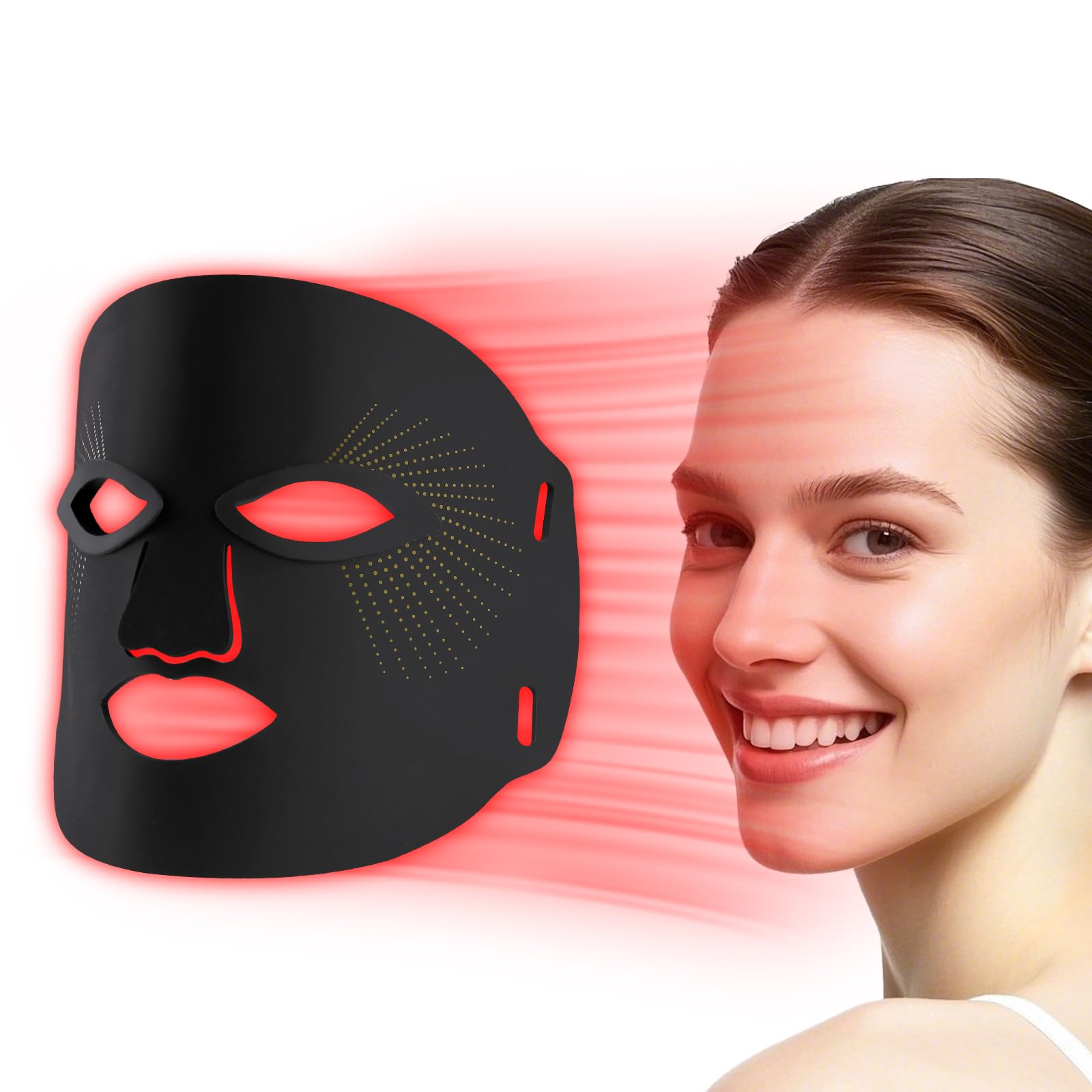 red mitochondria mascarilla facial luz roja para cuidado de la piel en casa