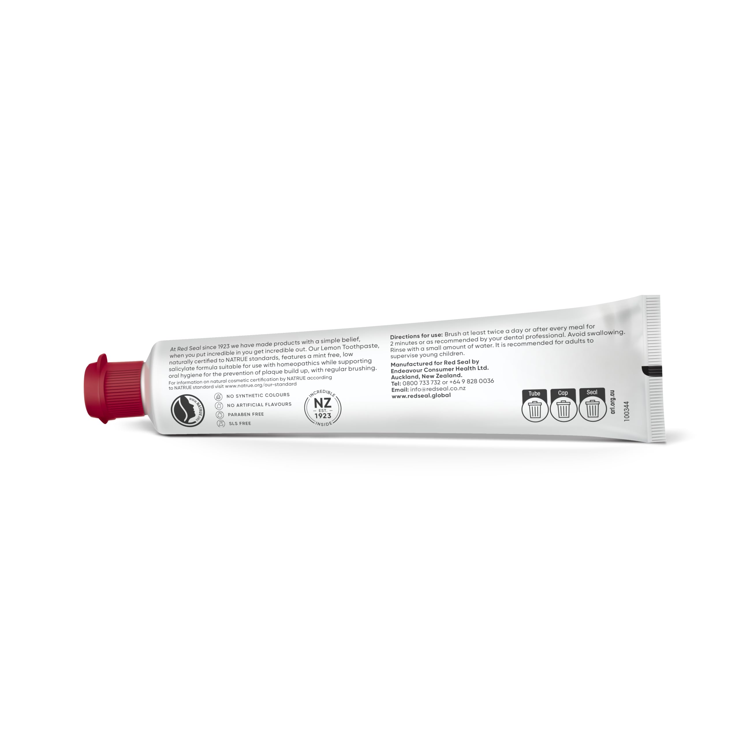 Red Seal pasta dientes homeopatia armonia experiencia de cepillado