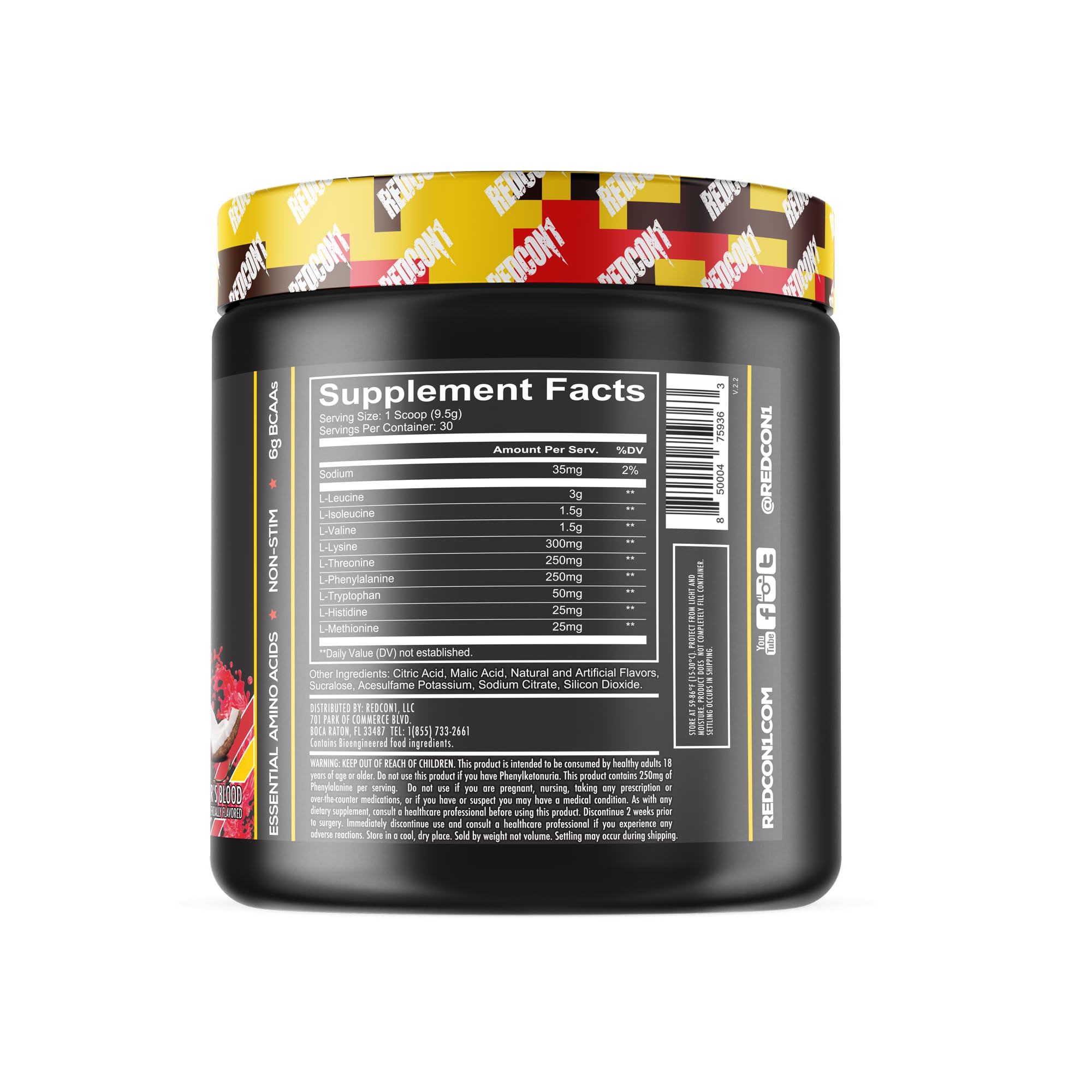 Cuchara medidora de REDCON1 Grunt EAAs para dosis rápida durante el entrenamiento
