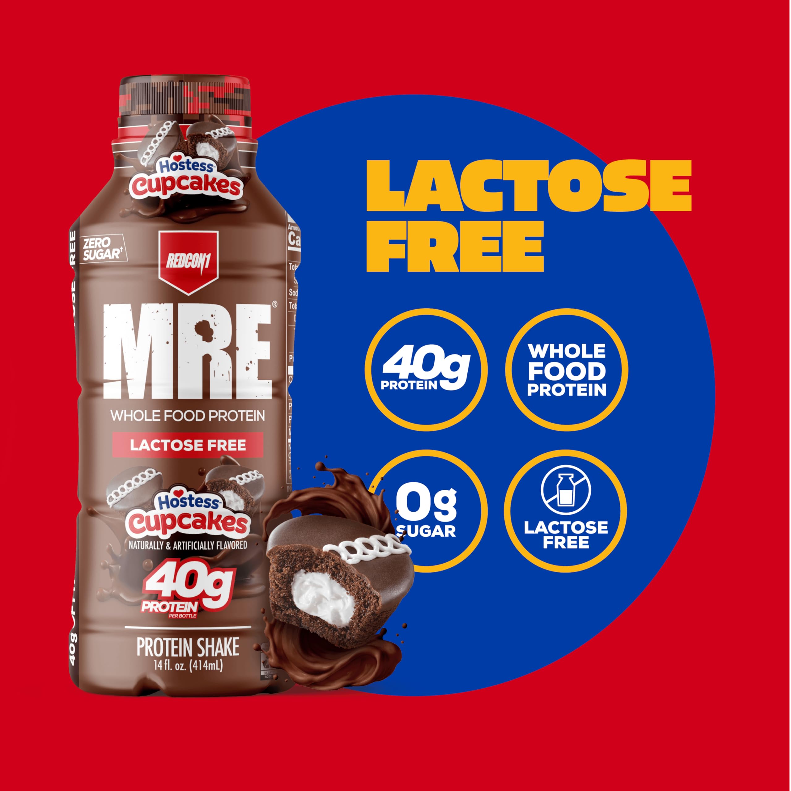 Desayuno rápido con RedCon1 MRE proteica.
