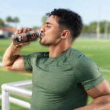 REDCON1 MRE Ready to Drink Milk Chocolate, vaso con batido, conveniente para movilidad diaria.