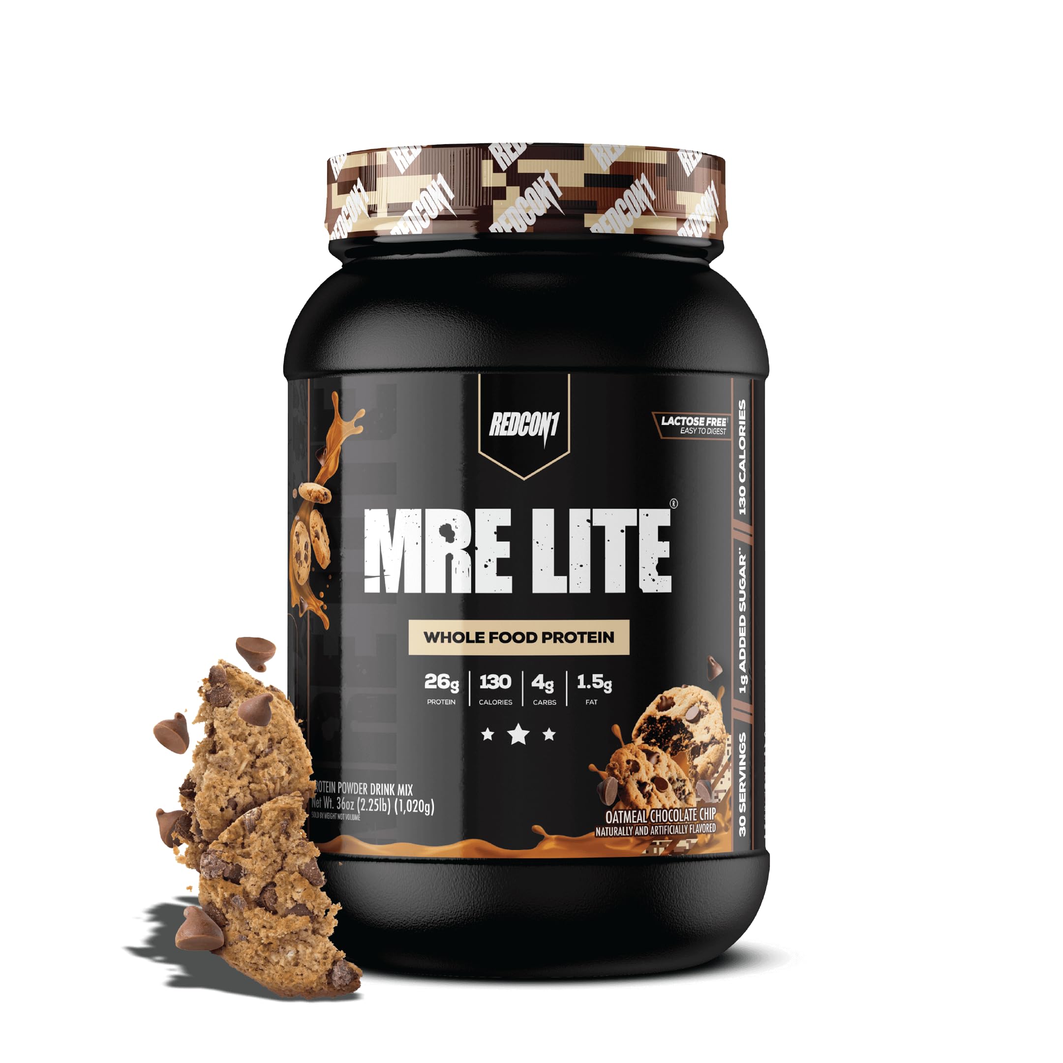 REDCON1 MRE LITE en lata, proteína de fuente múltiple para nutrición diaria.