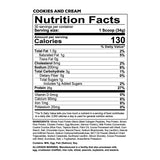 REDCON1 MRE LITE etiqueta-transparente: información clara de ingredientes.