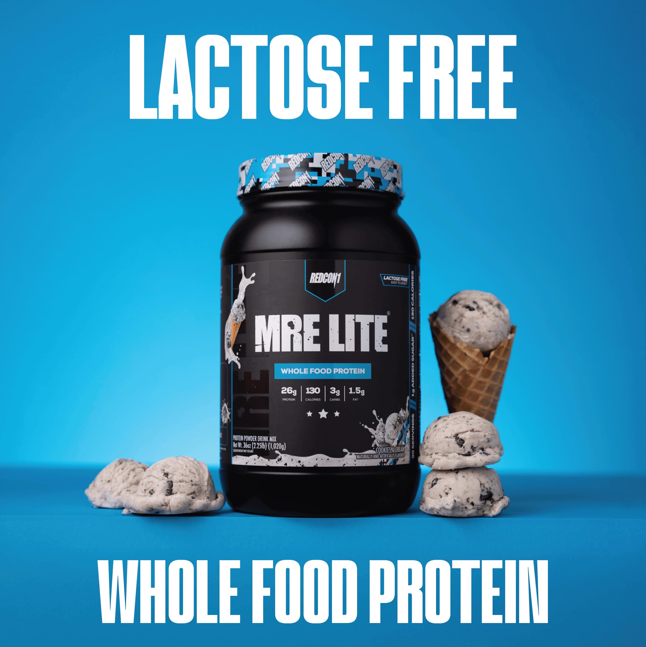REDCON1 MRE LITE mezcla-proteinas-multiples: proteínas de varias fuentes.