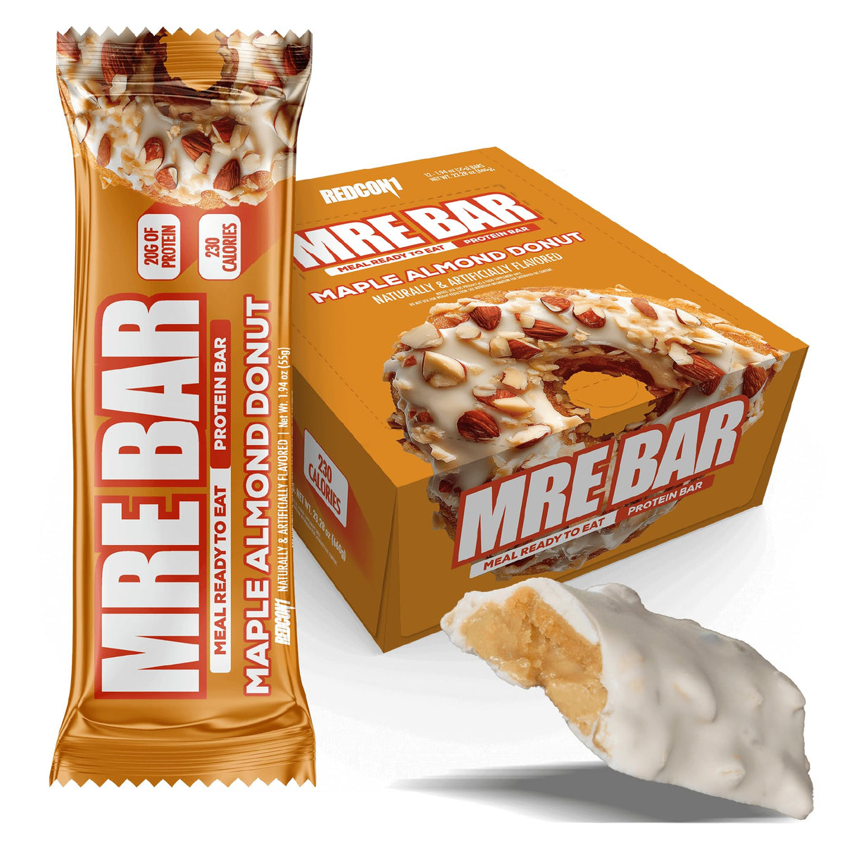 REDCON1 MRE Bar empaque, snack proteico práctico para cualquier momento