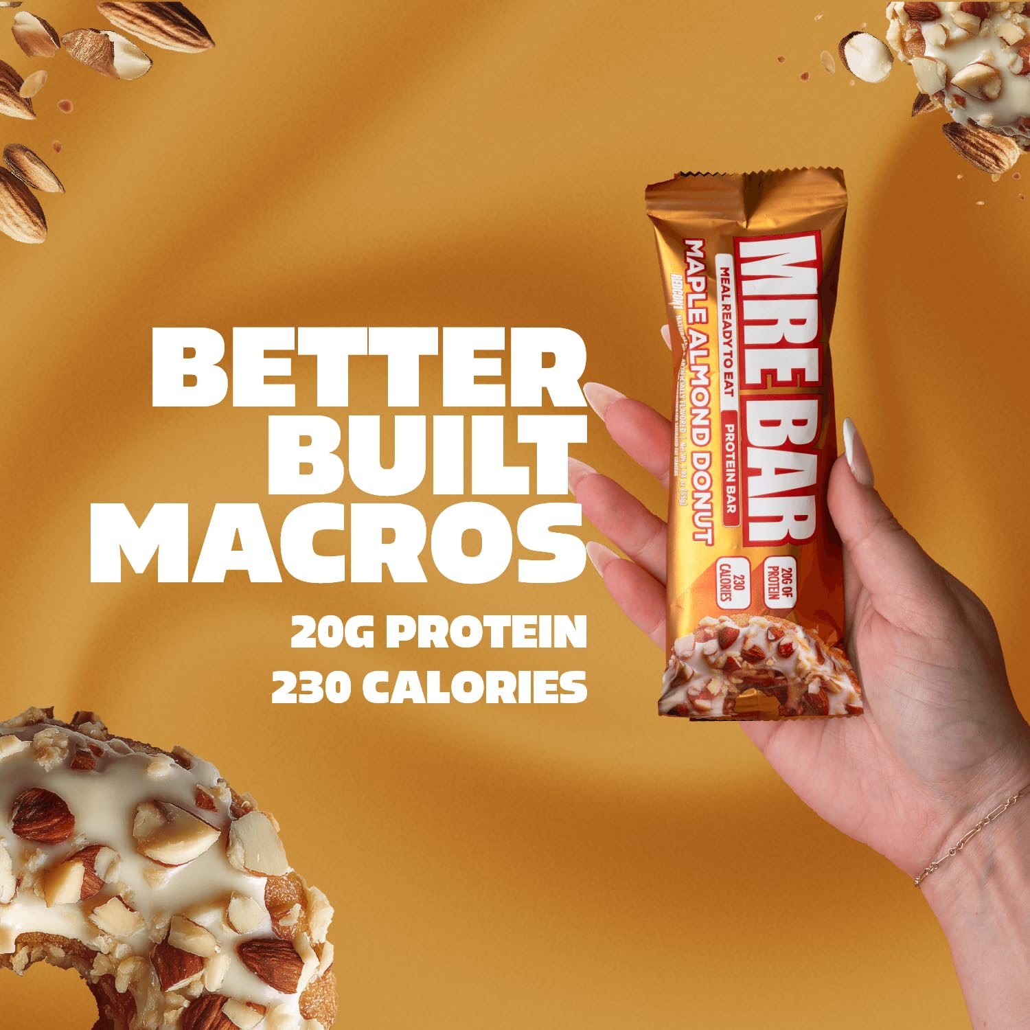 REDCON1 MRE Bar snack para entrenamiento, energía sin pesadez
