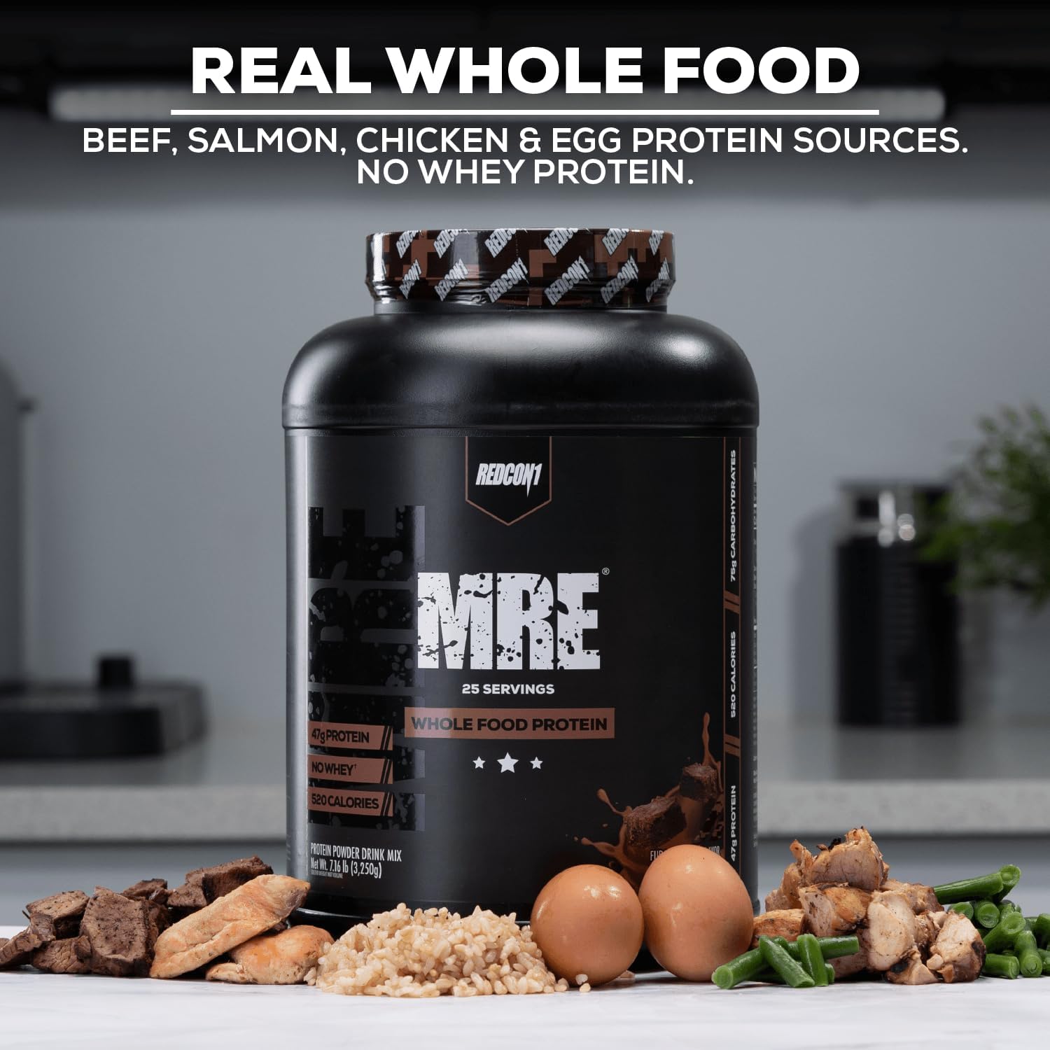 REDCON1 MRE con MCT y proteínas completas para energía duradera