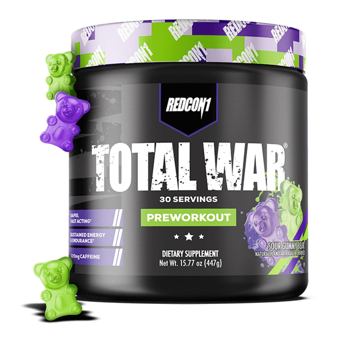 REDCON1 Total War frasco con sabor ácido para entrenar