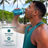 Total War, vaso energizante, ideal para iniciar sesiones de cardio intensas.