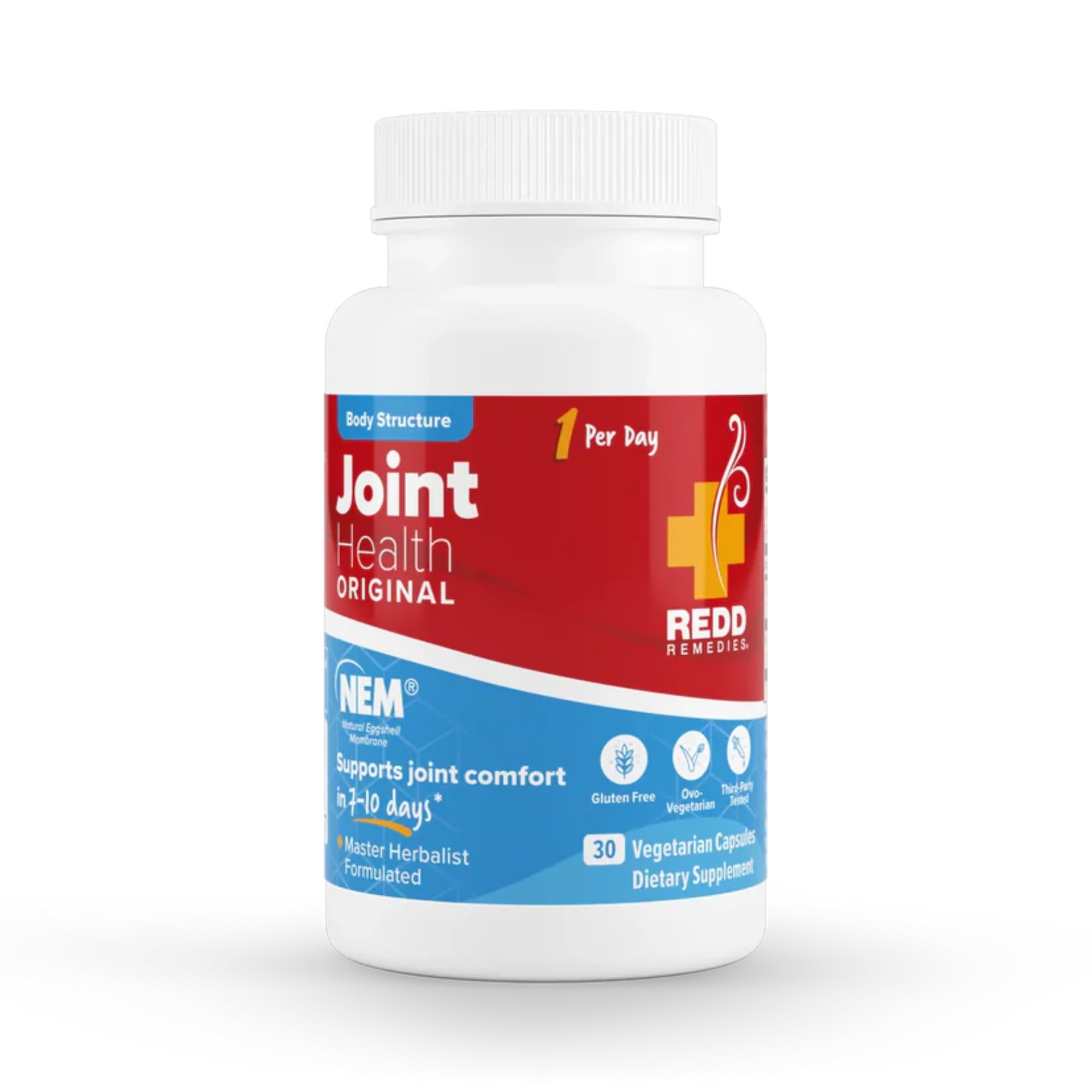 Redd Remedies Salud Articular Original – botella con etiqueta que sugiere soporte articular natural