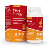 Redd Remedies True Energy, botella frente: posible impulso de energía sostenida para el día.