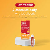 Redd Remedies True Energy, ingredientes clave: regaliz, cordyceps y alga marina para balance energético.