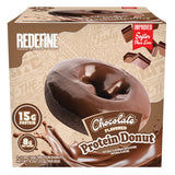 REDEFINE Donut chocolate 8 unidades en empaque práctico para merienda de desayuno