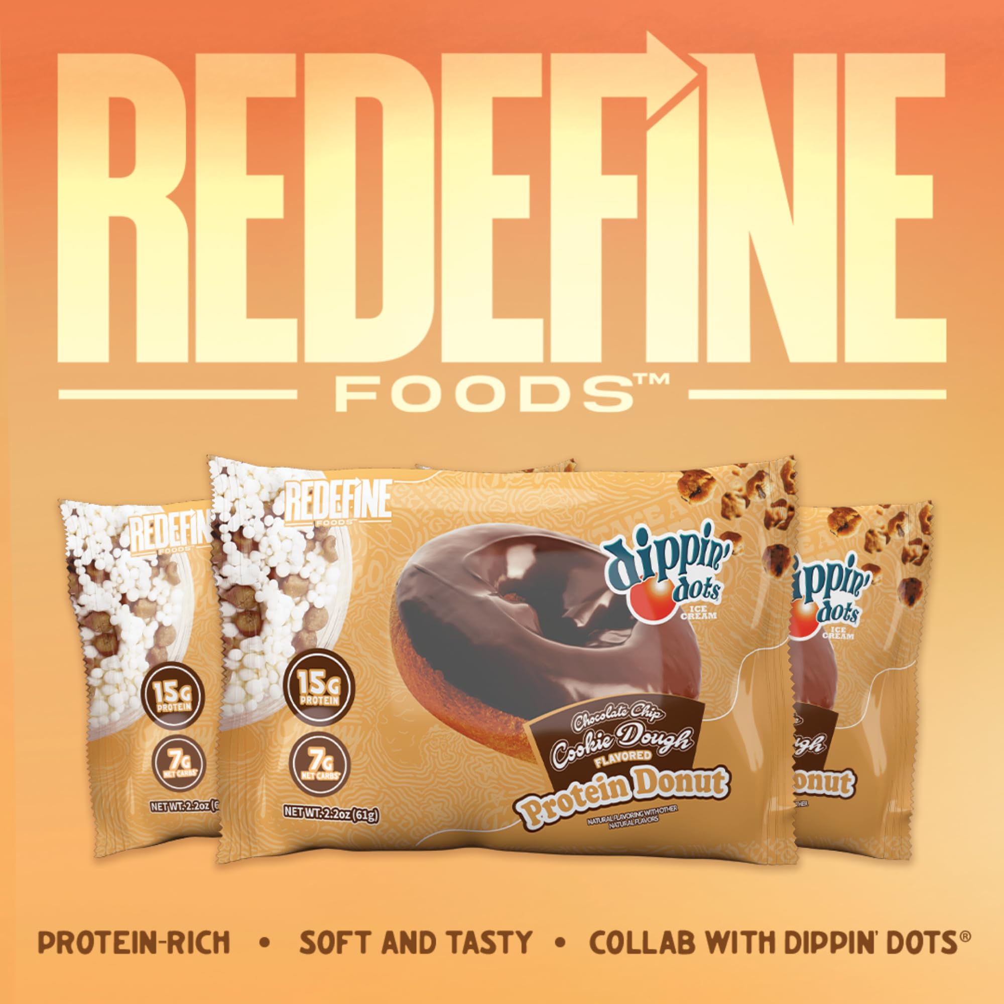 Dona proteica REDEFINE sin ingredientes artificiales