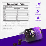 Redimas NAD Gummies textura masticable, ideal para dosis diarias sin complicaciones.