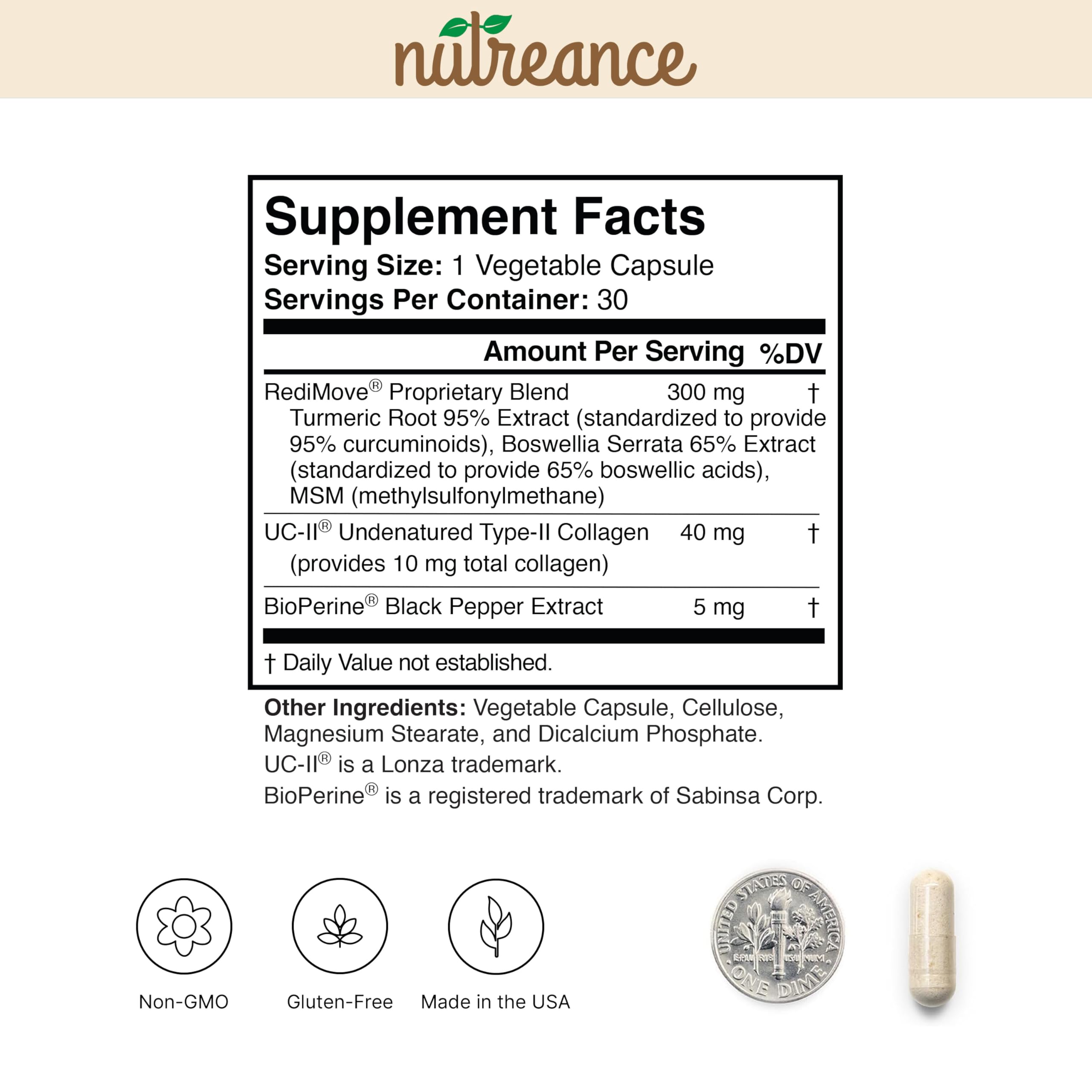 RediMove ingredientes naturales: mezcla equilibrada para movilidad diaria.