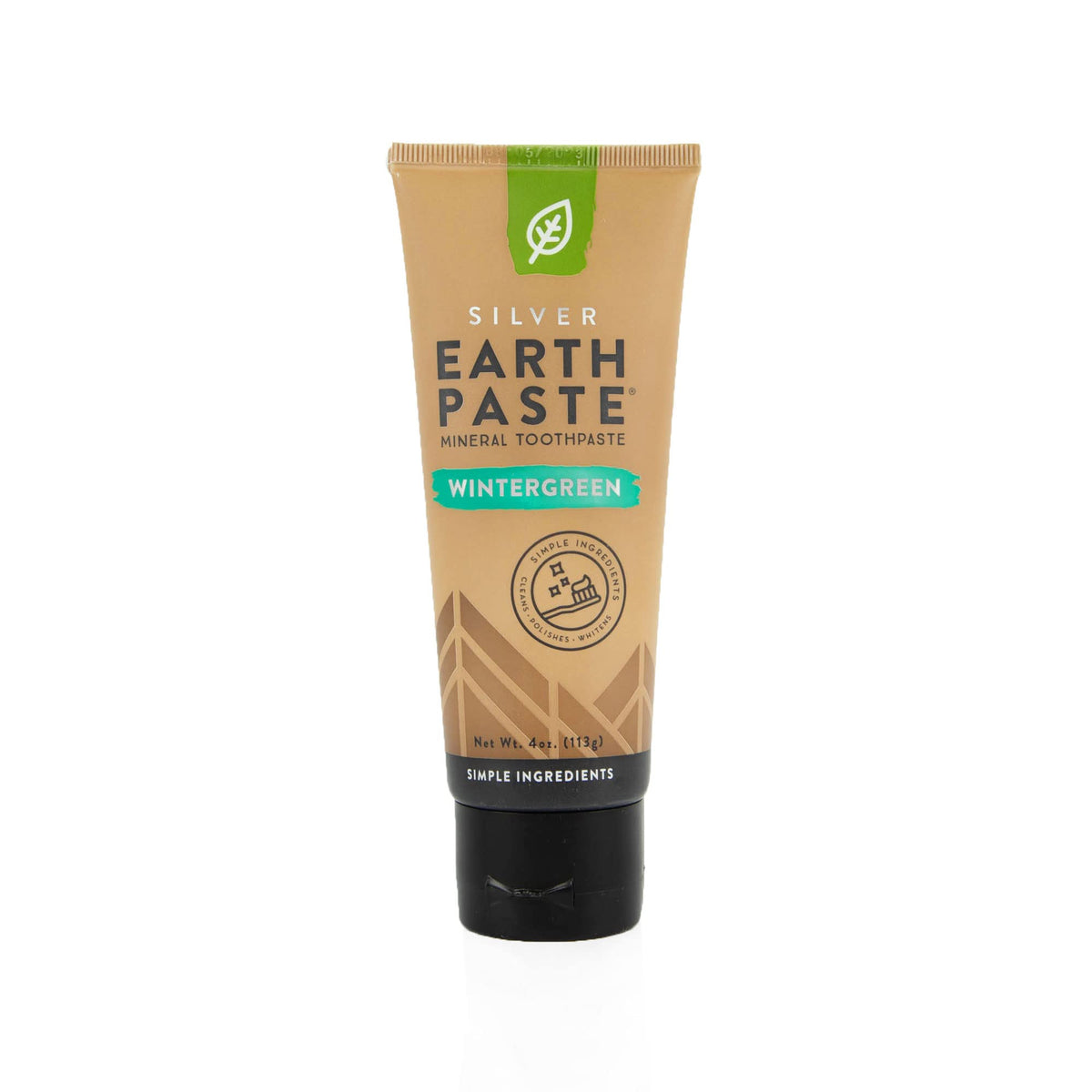 Redmond Earthpaste con plata en tubo de 4 oz para uso diario, sensación fresca