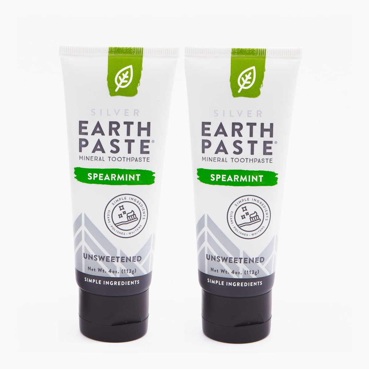 Redmond Earthpaste, tubo de menta sin endulcorantes, limpieza natural y suave.