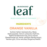 REDMOND Leaf envase-tubo naranja-vainilla facilita uso diario.