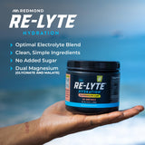 REDMOND Re-Lyte, ingredientes clave como sodio, potasio y magnesio
