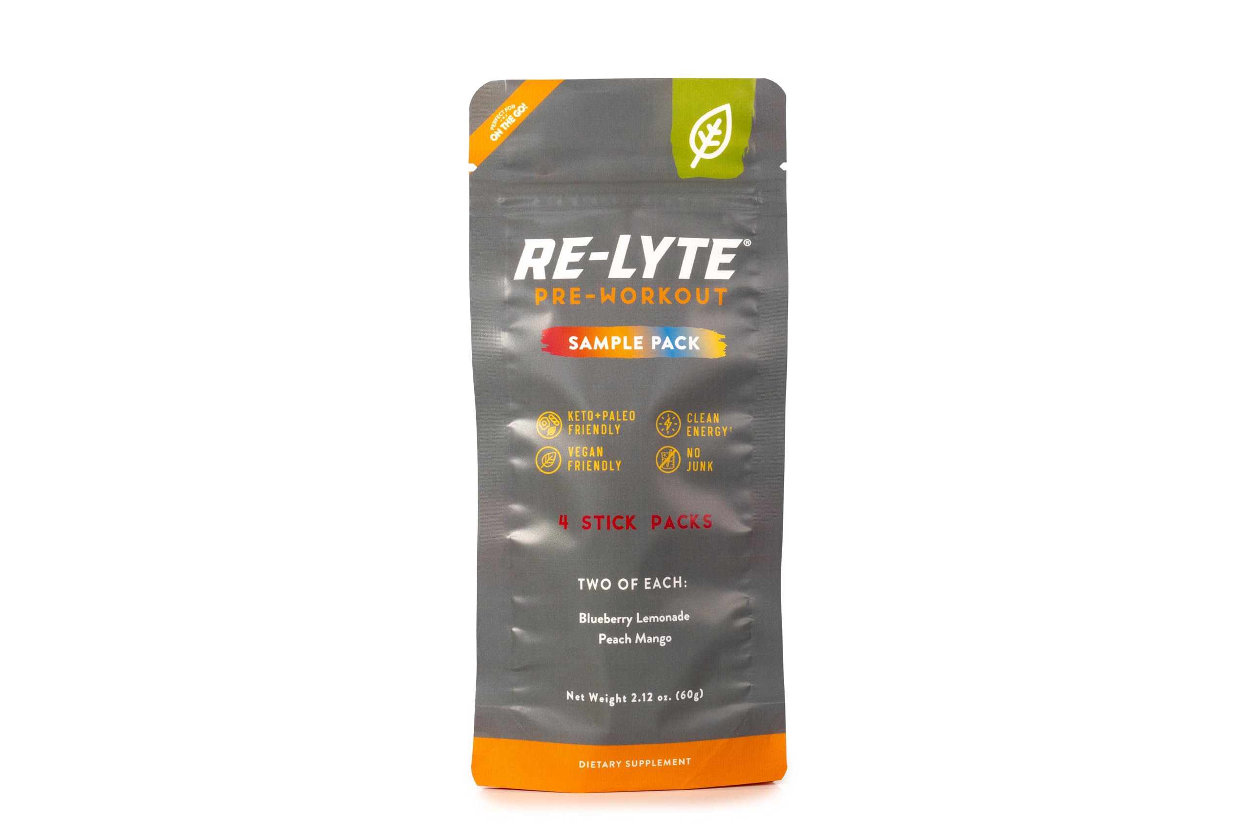 Paquete de muestras REDMOND Re-Lyte para entrenar, energía limpia.