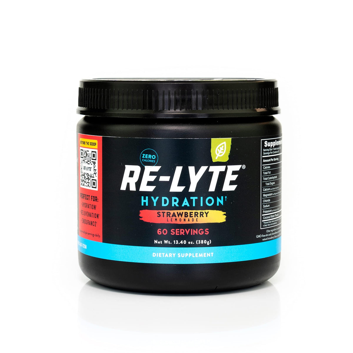 REDMOND Re-Lyte polvo de hidratación, listo para mezclar y tomar en cualquier momento.