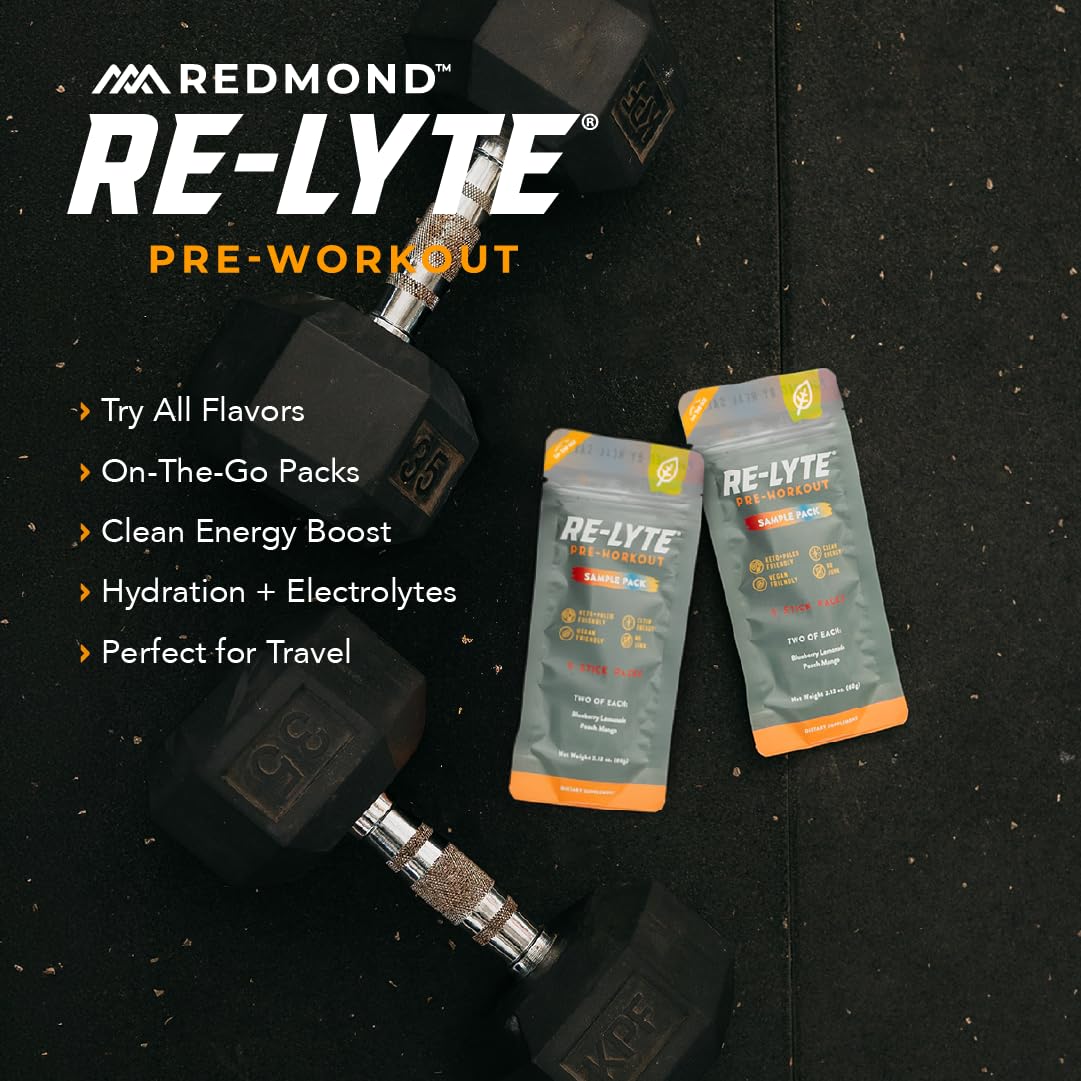 Stick Durazno Mango REDMOND Re-Lyte, impulso rápido para entrenar.