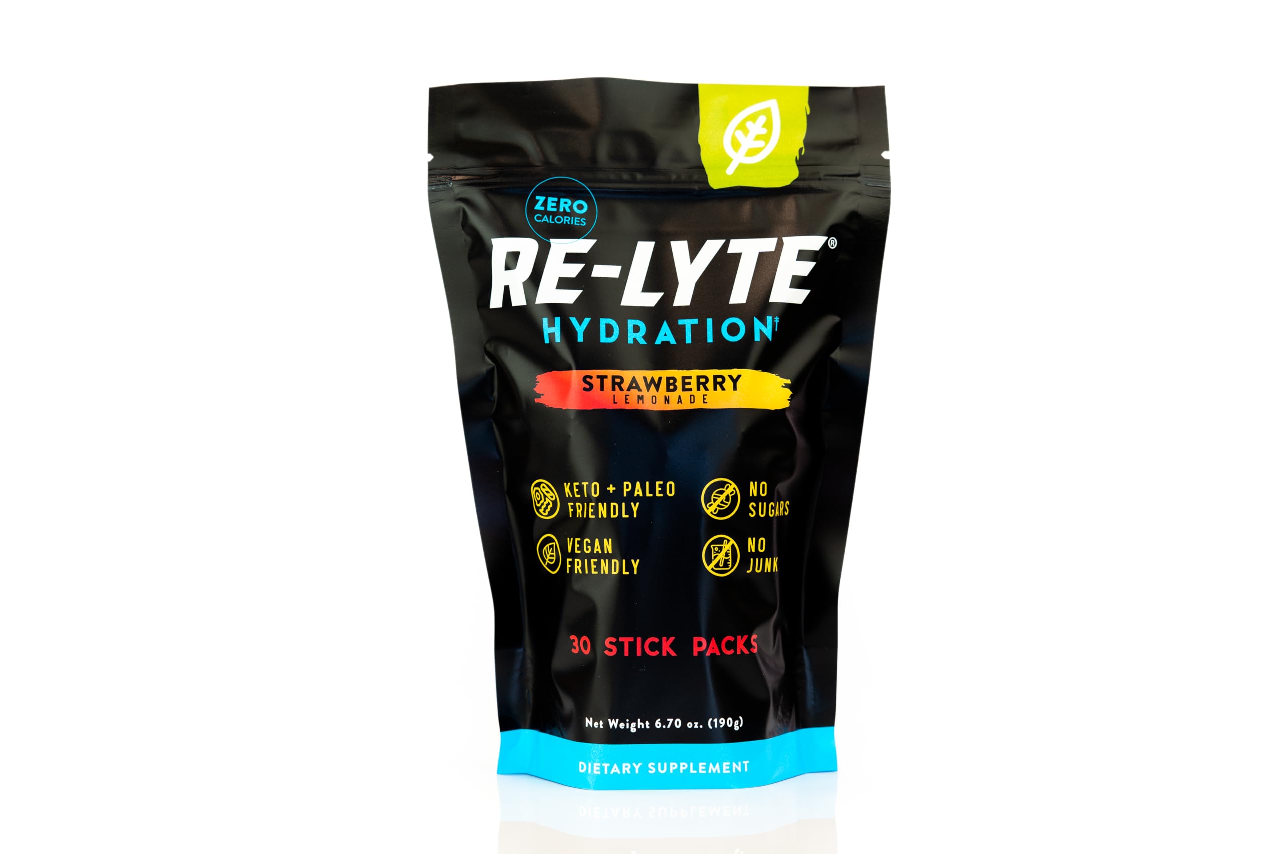 REDMOND Re-Lyte stick pack frente: hidratación rápida durante el día