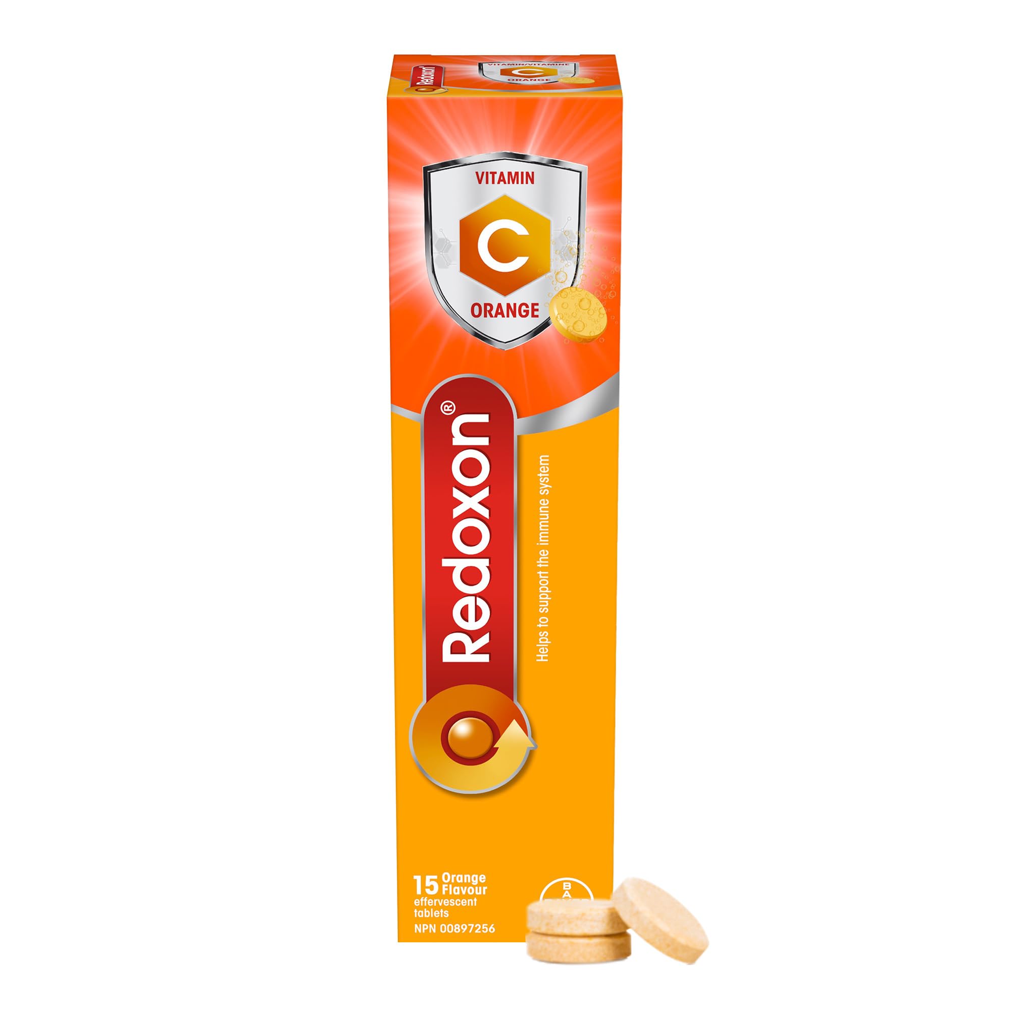 Redoxon Naranja tabletas-efervescentes, dosis rápida de vitamina C para el día.