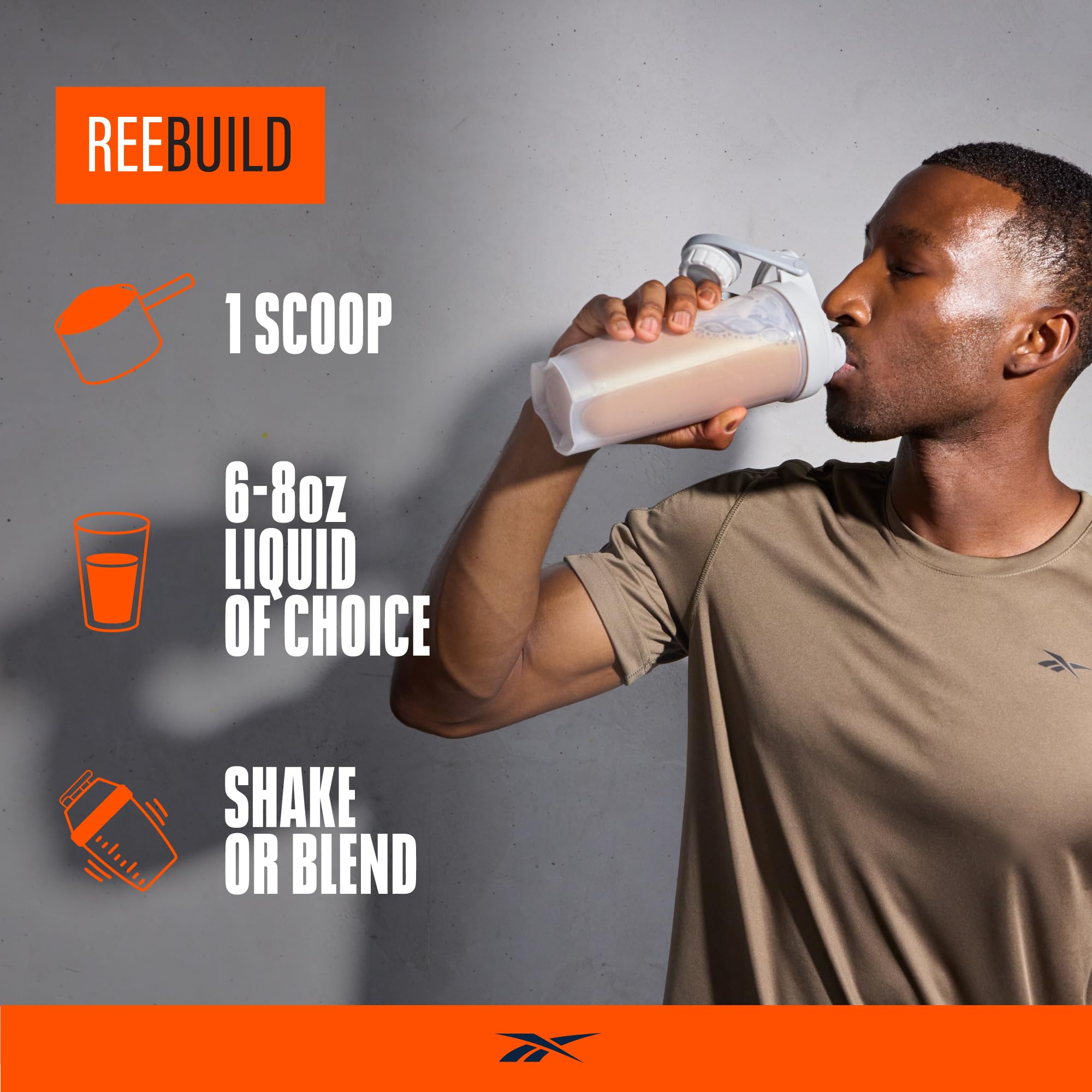 Reebok REEBUILD, etiqueta Informed-Sport para tranquilidad y confianza