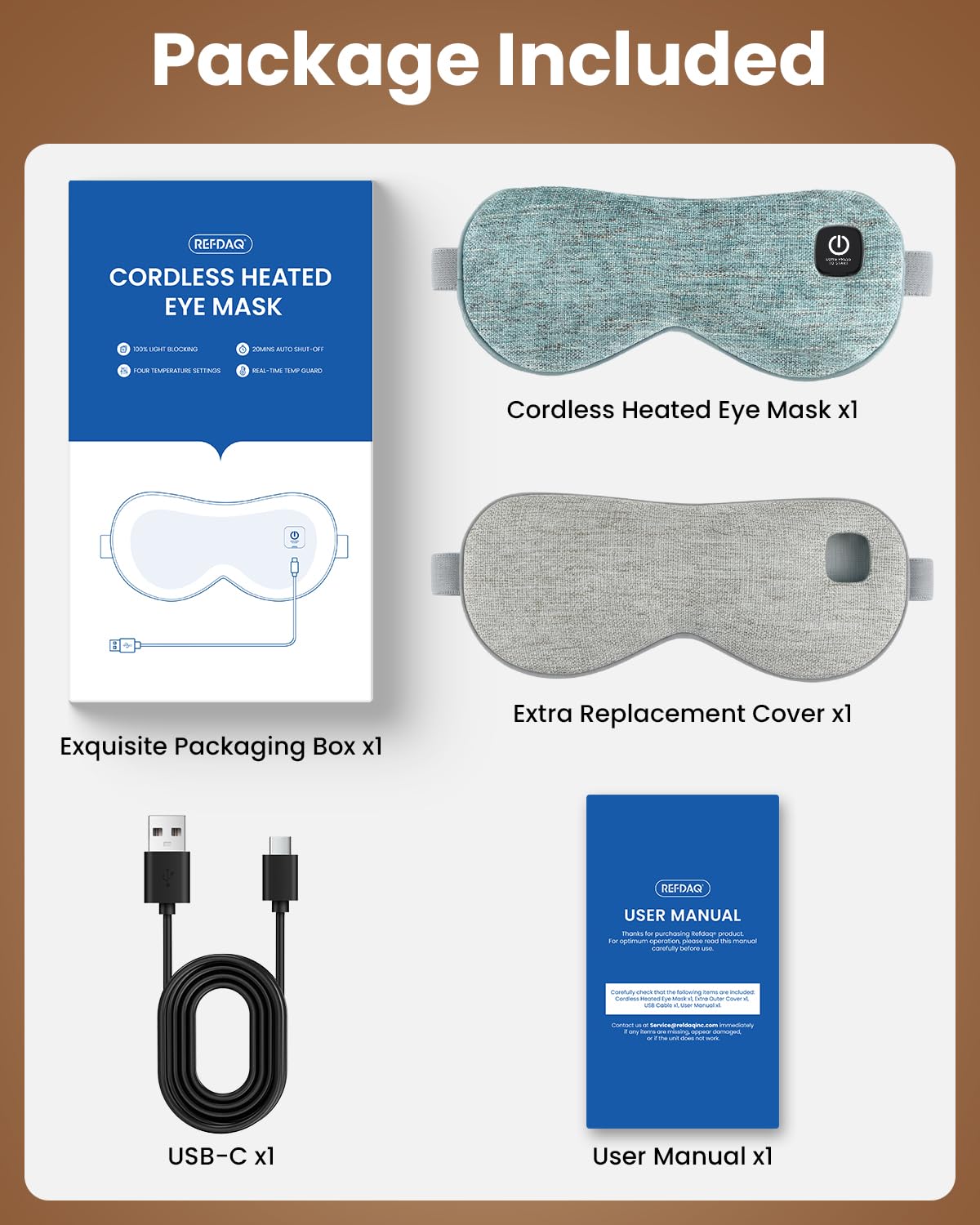 REFDAQ caja-regalo elegante para mujeres que cuidan sus ojos