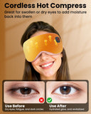 REFDAQ calor rápido y uniforme, calentamiento eficiente para ojos cansados tras largas jornadas.
