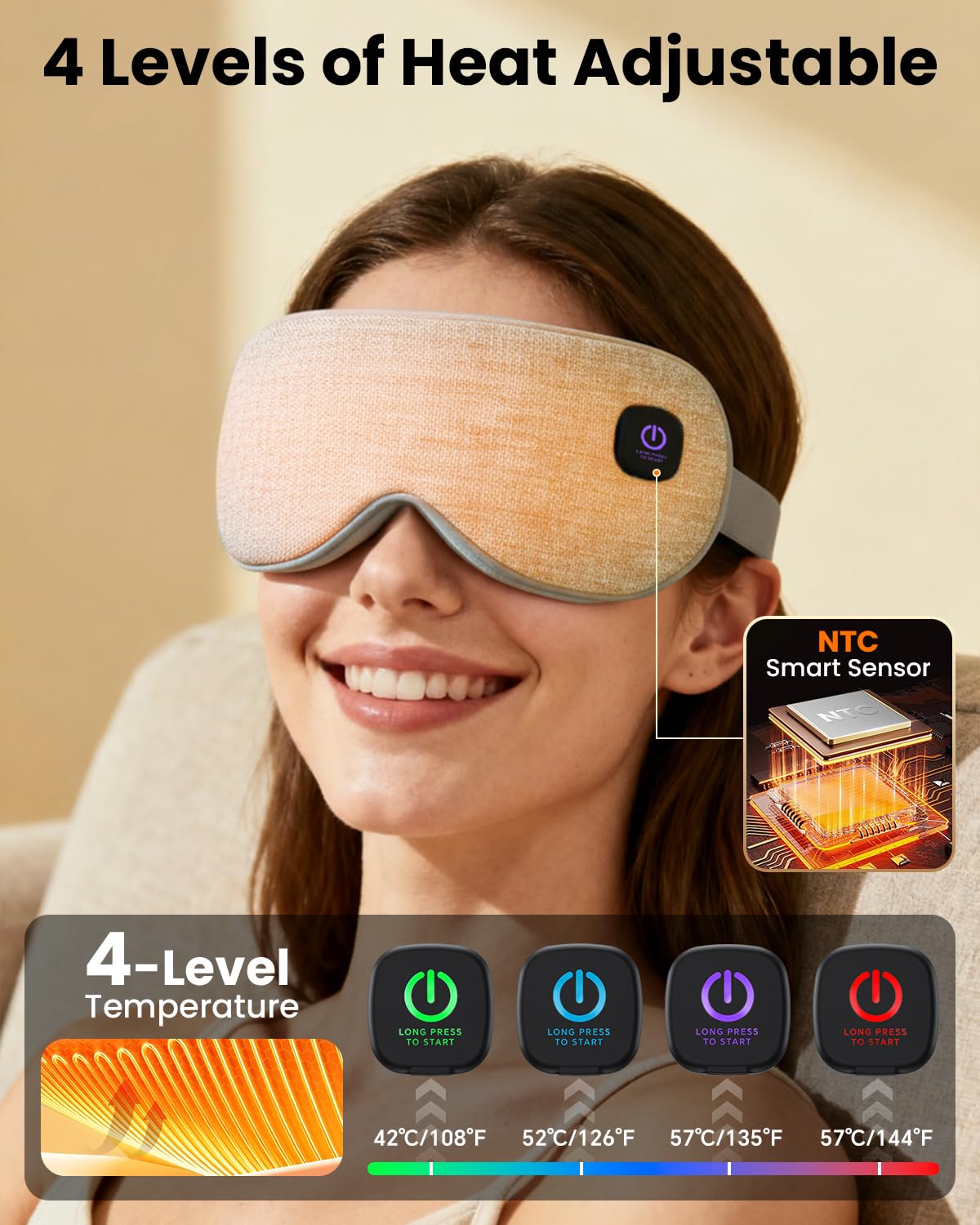 REFDAQ cinta ajuste cabeza ergonomica para un ajuste personalizado