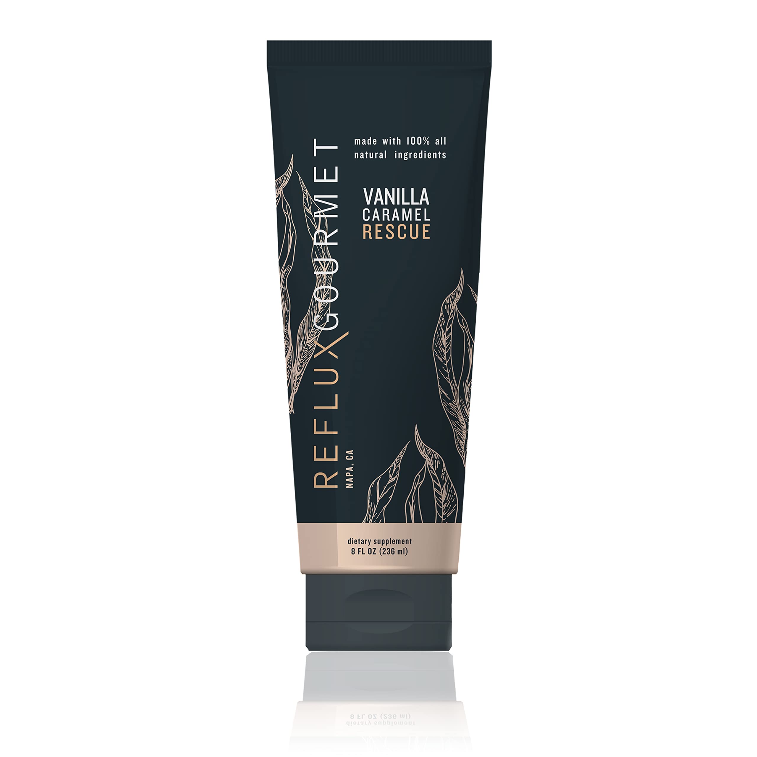 REFLUX GOURMET: botella Vanilla Caramel para consumo diario.